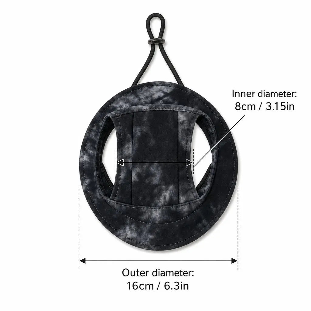Adjustable Dog Bucket Hat for Small Breeds and Puppies